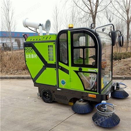 驾驶式扫地车 全自动电动扫路车 宏园 工业户外道路清扫车