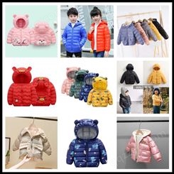 2021冬季韩版新款童装棉衣杂款儿童棉袄外贸地摊外套羽绒棉服货源