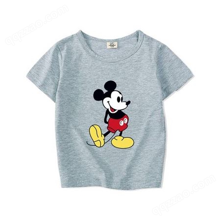 安徽滁州童装市场纯棉1-5岁中小童半袖休闲运动字母扎染T恤厂家服装