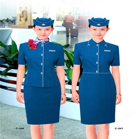 空姐职业套裙 九色鹿 制服工作服订做 可定制加工
