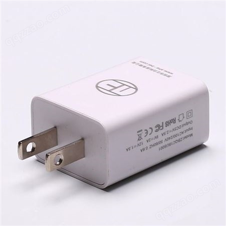 供应正白美规ZBQC01EU02高通QC3.0快速手机充电器头USB手机充电器