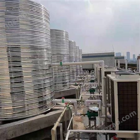 湛江学校空气能热水工程 太阳能热泵热水厂家