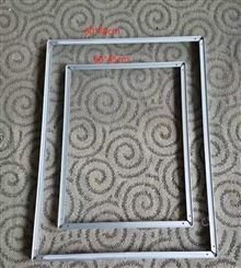 钢化玻璃面板传媒海报框分众电梯15.5mm6045相框电梯广告框