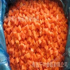 冷冻食品价格 厂家直供出口级别的冷冻胡萝卜片 冷冻胡萝卜