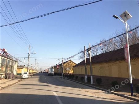 潍坊6米8米12米路灯 多杆合一路灯 新农村太阳能路灯定制生产厂家