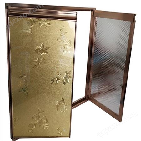 百和美全铝橱柜 苹果木色全铝门板 带框衣柜门板 外框门定制