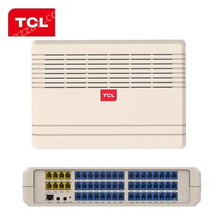 TCL集团程控电话交换机T800-A2 4进8出可扩展8进48出 来电显示 120秒语音导航酒店叫醒
