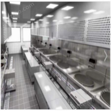 厨房设备全套设计定制安装工程 学校饭店商用厨房 执行标准高