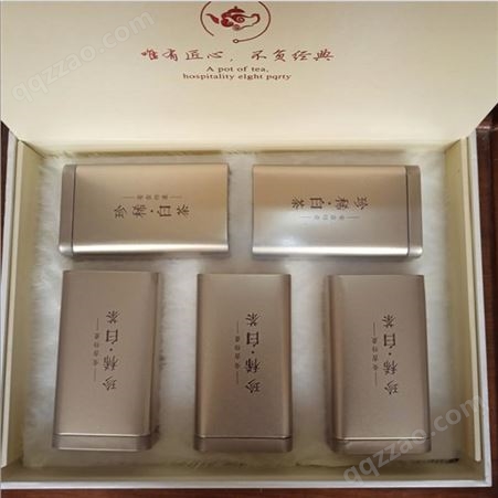 250克安吉白茶批发价格 安吉源产地 精美礼盒5罐装批发零售