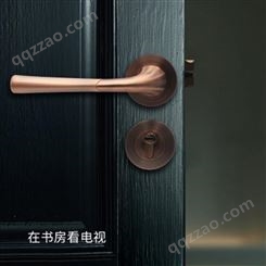 雅金 锌合金中式室内机械门锁 执手锁