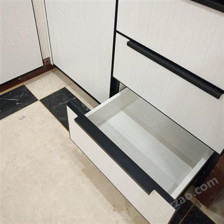 铝唯全铝合金橱柜 太空铝灶台柜 厨房橱柜置物架定制