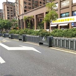 市政隔离带花箱 铝合金花槽 道路景观绿化防护马槽式花盆