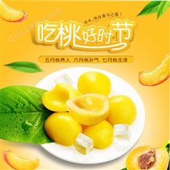厂家黄桃罐头 水果罐头批发 口味多多 品种
