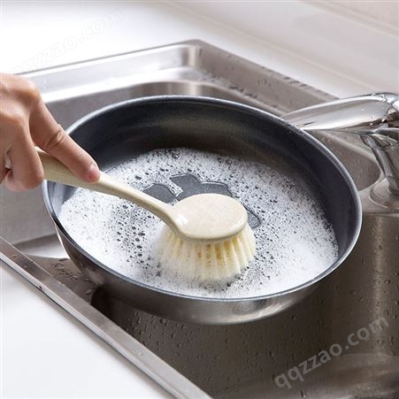 厨房清洁刷子 外贸日用品洗碗刷 刷锅神器 圆头长柄洗锅刷