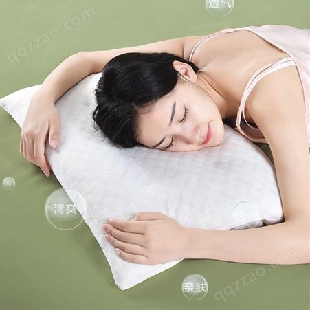 毛毛雨  天然乳胶枕头 泰国颗粒枕护颈椎助睡眠 儿童大人枕头枕芯家用