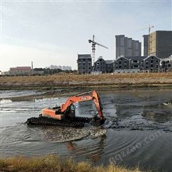 湿地挖掘机出租 迪庆水上挖机出租厂家