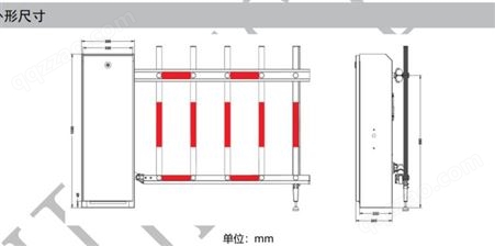 海康威视DS-TMG303-XA 智能停车场栅栏式道闸