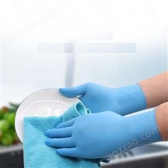 一次性丁腈橡胶手套  加厚耐用乳胶家用防水食品餐饮厨房防护