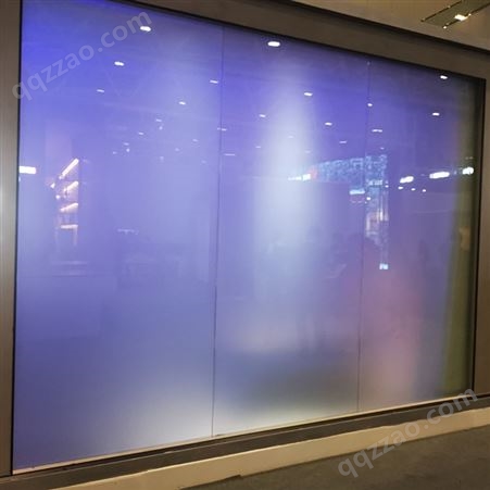 商业广告橱窗透明玻璃显示投影调光玻璃调光膜 支持定制安装