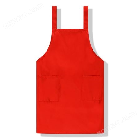 围裙定制工作服订做logo印字纯棉防水防油超市餐饮厨房家用女时尚