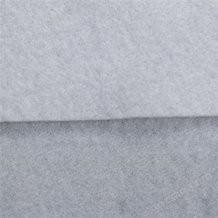 短纤涤纶耐腐蚀抗老化白色土工布 透水隔离针刺棉加工定制