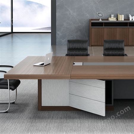 办公会议桌长桌简约现代接待洽谈桌椅组合办公室长方形桌办公家具
