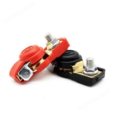 汽车电瓶夹桩头 供应 电瓶卡正负极红黑接头保护盖 铸造电频卡子 