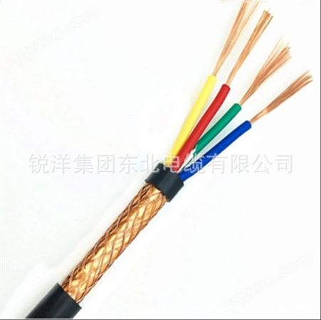 锐洋集团东北电缆有限公司 RVVP 铜芯聚氯乙烯护套屏蔽软电缆