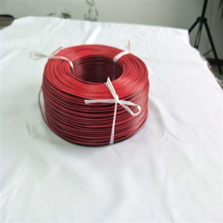 辰安电线电缆 rvb2x4.0平方国标铜芯红黑扁平线 批发