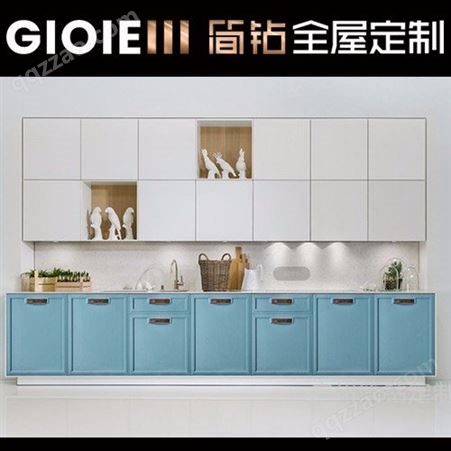 广州全屋定制橱柜-实木开放式厨房柜设计-多功能橱柜厂家