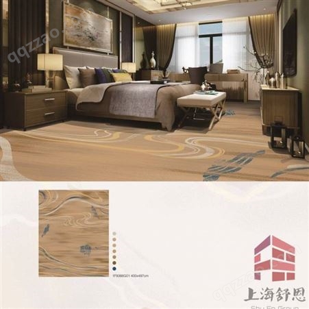 内蒙古新中式宾馆酒店客房地毯生产厂家
