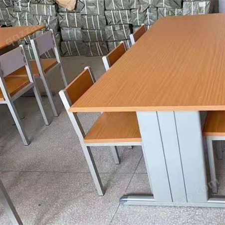 钢制阅览桌 长条阅览桌 免漆桌 阅览桌钢制办工桌厂家