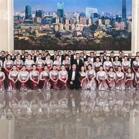 北京租赁大合唱团服装红色合唱节