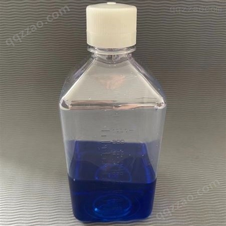 方型PET血清瓶培养基瓶500ML无菌无热源无细胞毒性耐低温高阻隔