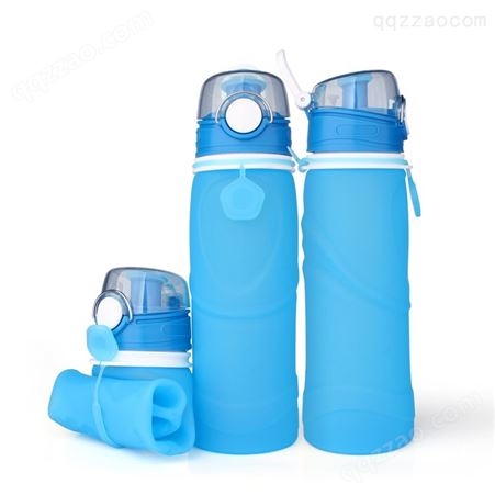 科安户外运动水瓶 大容量手提可折叠定制logo礼品车载水壶便捷水杯工厂