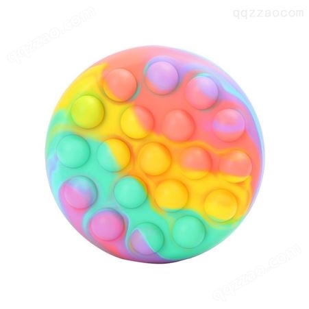 科安圆形解压球 啪啪饼指尖发泄玩具按压泡泡球儿童益智玩具减压球