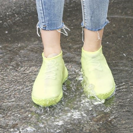 KEAN硅胶雨鞋套 户外防滑加厚耐磨鞋套 雨天儿童成人防水鞋套礼品装